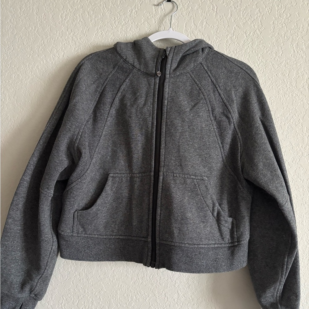 Lululemon Athletica Charcoal Zip-Up Hoodie